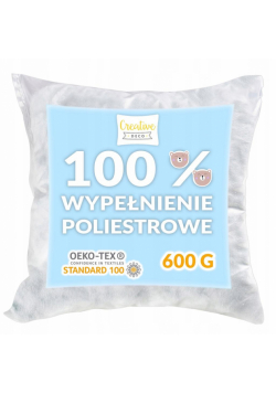Wypełnienie poliestrowe do poduszek maskotek 600g