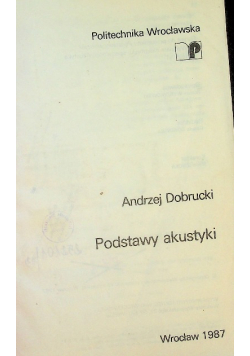 Podstawy akustyki