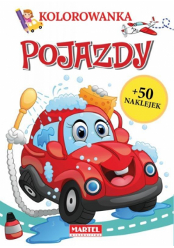 Kolorowanka z naklejkami Pojazdy