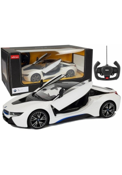 Auto R/C BMW i8 Rastar 1:14 biały