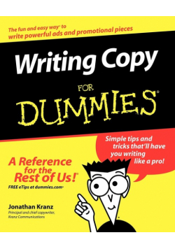 Writing Copy For Dummies