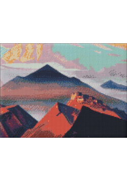 Diamentowa mozaika - Himalaje 30x40cm