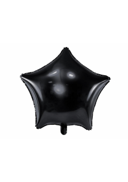 Balon foliowy Gwiazdka 48cm czarna