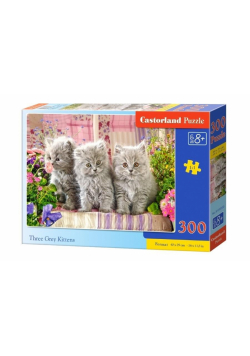 Puzzle 300 Three Grey Kittens CASTOR