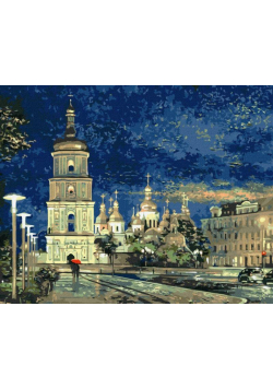 Malowanie po numerach - Plac Sofijski 40x50cm