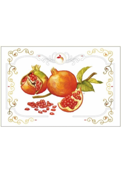 Karnet 12x18cm + koperta Granat