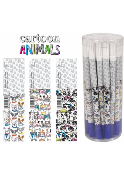 Wymazywacz atramentu GoPen Cartoon Animals (30szt)