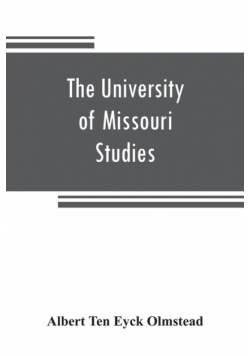 The University of Missouri Studies