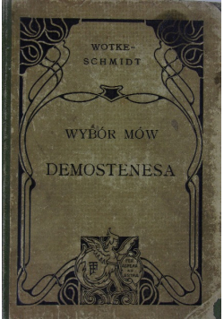 Wybór mów Demostenesa 1893 r.