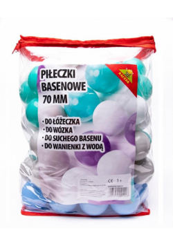 Piłki basenowe 7cm 70szt