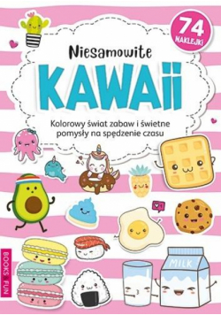 Kolorowanka z naklejkami - Niesamowite Kawaii