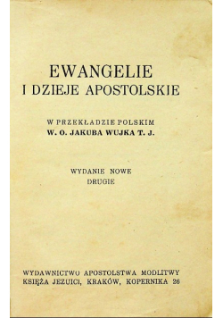 Ewangelie i Dzieje Apostolskie 1936 r.