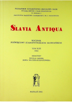 Slavia Antiqua Tom XLIII
