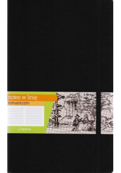 Notes A5 Linia Romantyzm Czarny ANTRA