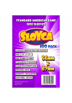 Koszulki Standard American 56x87mm (100szt) SLOYCA