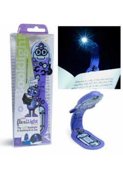 Flexilight Pals Robot Purple - Lampka do książki