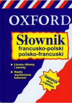 Słownik francusko polski, polsko francuski