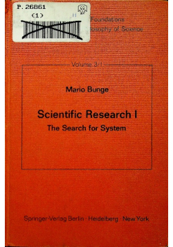 Scientific research 1 the search for system