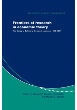 Frontiers of Research in Economic Theory