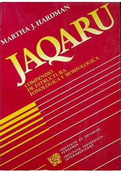 Jaqaru Compenio De Estructura Fonologica Y Morfologica