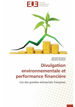 Divulgation environnementale et performance financière