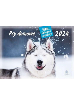 Kalendarz 2024 Rodzinny Psy domowe