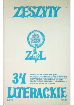 Zeszyty literackie 34 rok IX