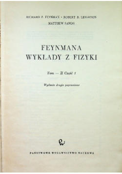 Feynmana wykłady z fizyki Tom II Część 2