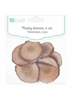 Plastry drewna 4-5cm 6szt