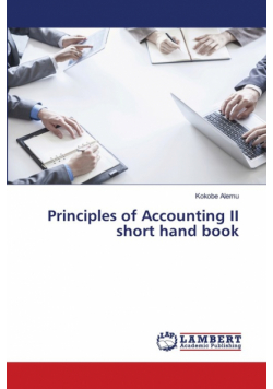 Principles of Accounting II short hand book