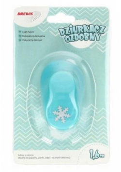 Dziurkacz ozdobny - Płatek śniegu 1,6cm MIX