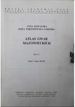 Atlas gwar Mazowieckich tom VI część 1
