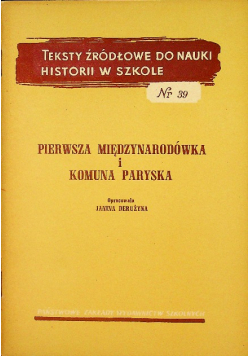 Teksty źródłowe do nauki historii w szkole Nr 39