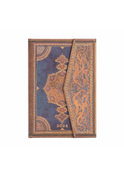 Kalendarz Paperblanks 2024 Safavid Indigo Mini tygodniowy VSO