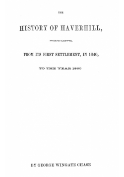 History of Haverhill [Massachusetts]