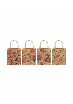 Torba prezentowa 21x25,5 papier brown craft mix