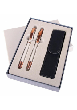 Pióro + długopis Master w etui ES szary