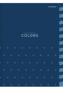 Skorowidz A5/96K kratka Colors niebieski (5szt)