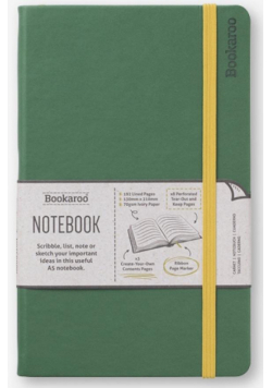 Bookaroo Notatnik Journal A5 - Ciemna zieleń