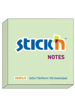 Notes samoprzylepny zielony pastelowy