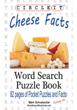 Circle It, Cheese Facts, Word Search, Puzzle Book