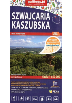 Mapa turystyczna - Szwajcaria Kaszubska