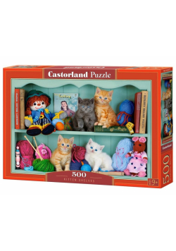 Puzzle 500 Półki dla kociąt CASTOR