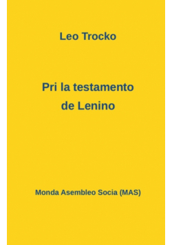 Pri la testamento de Lenino