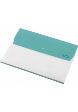 Folder A4 z 5 przegrodami Focus turkusowy