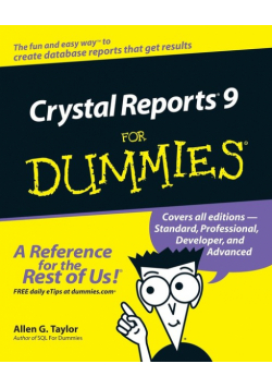 Crystal Reports 9 For Dummies