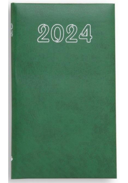 Kalendarz 2024 B7 Standard - bordowy
