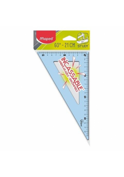 Ekierka Study niełamliwa 21 cm-60 niebieska