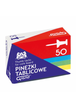 Pinezki tablicowe 50szt GRAND