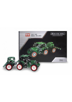 Traktor z przyczepą metal do skręcania 635 el.